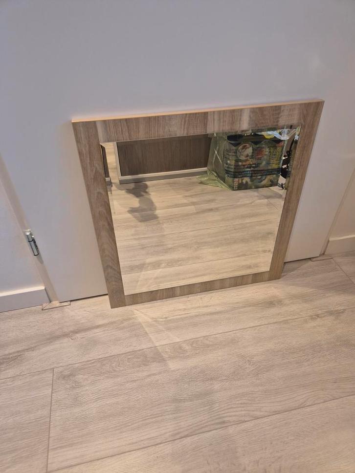 2 Zware Spiegels uit Meubelset, Huis en Inrichting, Woonaccessoires | Spiegels, Gebruikt, 50 tot 75 cm, Minder dan 100 cm, Rechthoekig
