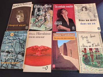 Pakket met 8 Franse titels van vrouwelijke auteurs-4x Sagan beschikbaar voor biedingen