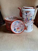 Japans Theeservies - 19 Bordjes, Theepot & Theelicht, Antiek en Kunst, Ophalen