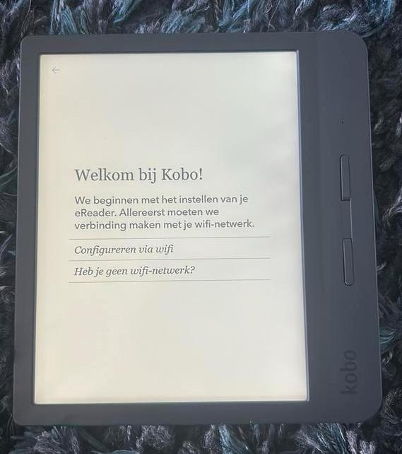Kobo Libra h2o zwart (zo goed als nieuw), Computers en Software, E-readers, Zo goed als nieuw, 7 inch, 8 GB, Touchscreen, Waterbestendig