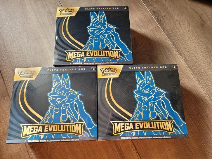 Pokémon Mega Evolution Elite Trainer Box Lucario, Hobby en Vrije tijd, Verzamelkaartspellen | Pokémon, Nieuw, Foil, Ophalen