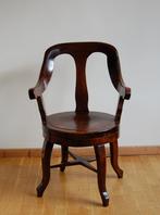 Antieke kappersstoel voor 1900., Antiek en Kunst, Antiek | Meubels | Stoelen en Banken, Ophalen