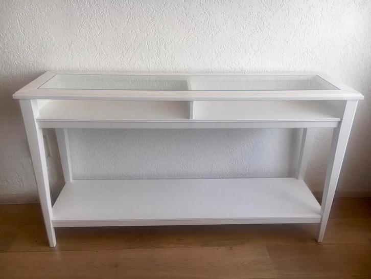 Liatorp sidetable, Huis en Inrichting, Tafels | Sidetables, Zo goed als nieuw, 25 tot 50 cm, 100 tot 150 cm, Rechthoekig, Ophalen of Verzenden