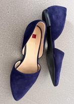 als nieuw! HOGL schitterende suede ballerina's, Schoenen met lage hakken, Blauw, Ophalen of Verzenden, Zo goed als nieuw