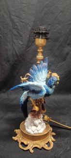 Vintage Italiaanse Schemerlamp met Vogel, Ophalen of Verzenden