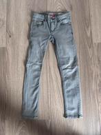 Vingino skinny Jeans flex fit grijze spijkerbroek maat 116, Meisje, Gebruikt, Ophalen of Verzenden, Broek