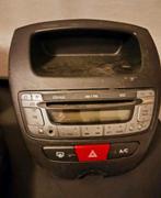 Radio + waarschuwingsknop + AC aircoknop 107/ c1/Aygo 2010, Ophalen of Verzenden, Gebruikt