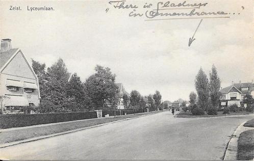 Zeist, Lyceumlaan met Villa Kebon Jirin - Frans v.d. Putteln, Verzamelen, Ansichtkaarten | Nederland, Gelopen, Utrecht, Voor 1920