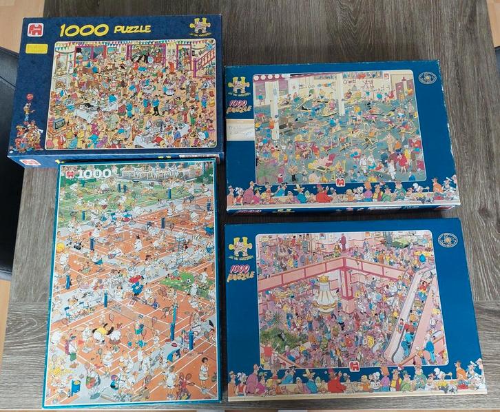 Jan van haasteren puzzels 100p stukjes, Hobby en Vrije tijd, Denksport en Puzzels, Gebruikt, 500 t/m 1500 stukjes, Ophalen