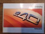 instructieboekje Volvo 240 1988, Auto diversen, Handleidingen en Instructieboekjes, Ophalen of Verzenden