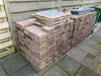 Trommelstenen Terrageel Toscaans Wildverband 42 m2, Tuin en Terras, Tegels en Klinkers, Ophalen, Gebruikt, Beton, Terrastegels