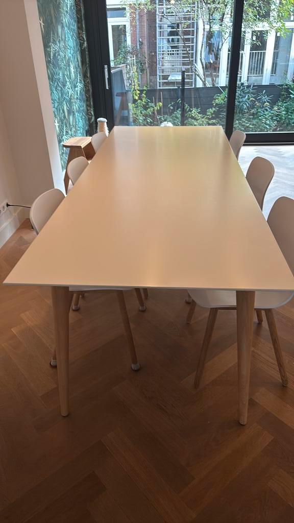 Ruijch Retro Nordic Dining table 240 x 90 x 75, Huis en Inrichting, Tafels | Sidetables, Zo goed als nieuw, 25 tot 50 cm, 200 cm of meer