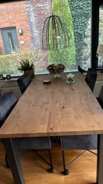 ZGAN eettafel., Huis en Inrichting, Tafels | Eettafels, 200 cm of meer, Zo goed als nieuw, Rechthoekig, 50 tot 100 cm