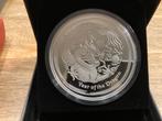 2012 Australië 5 Oz zilver Lunar Dragon Proof, Ophalen of Verzenden, Zilver