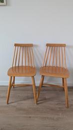 Vintage Retro Stoelen Set van 2, Ophalen, Gebruikt, Twee, Bruin