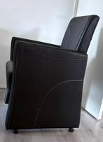 gratis leren stoelen, Huis en Inrichting, Fauteuils, Ophalen, Zo goed als nieuw, Leer