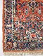 Handmade Persian wool Heriz runner orange India 80x461cm, Gebruikt, ., 200 cm of meer, .