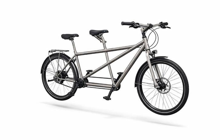 Titanium Tandem Pinion Neodrives, Fietsen en Brommers, Fietsen | Tandems, Zo goed als nieuw, Minder dan 10 versnellingen, 47 tot 51 cm