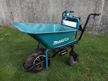 Makita accukruiwagen (type DCU180, bak 90 liter, etc.) beschikbaar voor biedingen