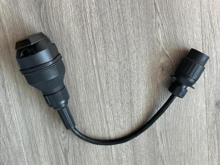 13 polige verloopstekker Multicon West naar Jaeger 55cm, Caravans en Kamperen, Caravan accessoires, Nieuw, Ophalen of Verzenden