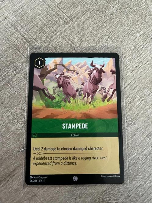 Stampede 096/204 The First Chapter | Lorcana, Hobby en Vrije tijd, Verzamelkaartspellen | Overige, Nieuw, Losse kaart, Ophalen of Verzenden