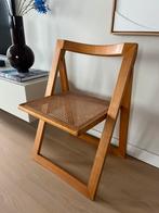 Vintage klapstoel ‘Trieste’ | Aldo Jacober voor Bazzani, Huis en Inrichting, Stoelen, Ophalen, Bruin, Zo goed als nieuw, Eén