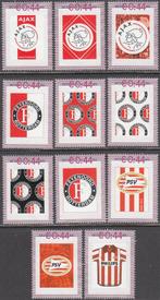 Persoonlijke zegels Ajax, Feijenoord en PSV (11x) postfris, Postzegels en Munten, Postzegels | Nederland, Ophalen of Verzenden