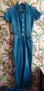 Jumpsuit spijkerstof maat 36, Ophalen of Verzenden, Zo goed als nieuw, Maat 36 (S), Blauw