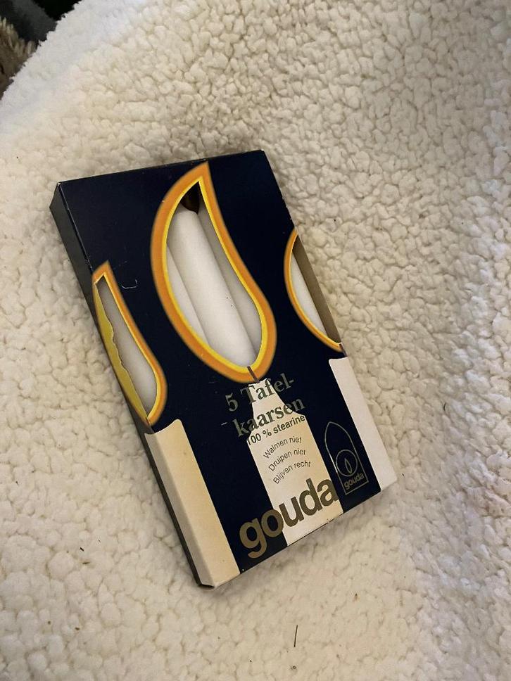 Kaarsen en een engel doosje, Antiek en Kunst, Curiosa en Brocante, Ophalen of Verzenden