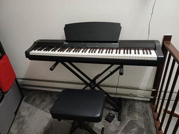 Alesis Recital Grand digitale piano - kruk en standaard  beschikbaar voor biedingen