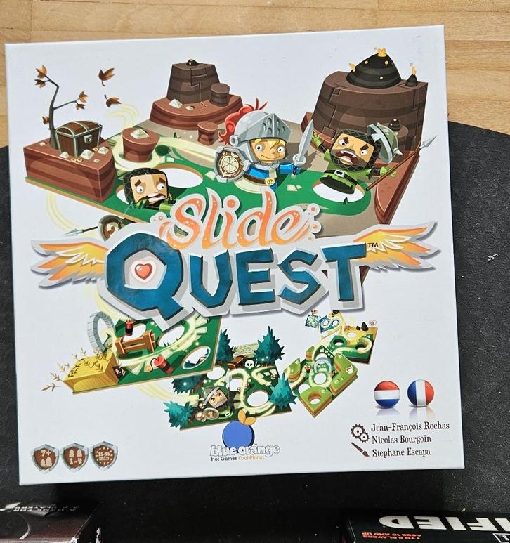 Slide quest, Hobby en Vrije tijd, Gezelschapsspellen | Bordspellen, Zo goed als nieuw, Een of twee spelers, Drie of vier spelers