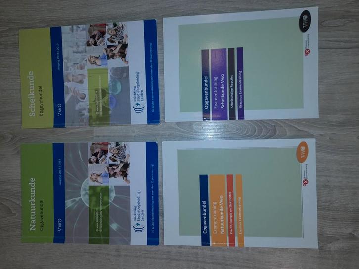 Examentraining boeken / examenbundel, scheikunde natuurkunde, Boeken, Schoolboeken, Gelezen, Natuurkunde, VWO, Ophalen of Verzenden