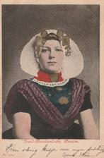 ZUID BEVELAND Boerin Klederdracht 1901, Verzamelen, Ansichtkaarten | Nederland, Verzenden, Voor 1920, Gelopen, Zeeland