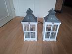 Lampen, Huis en Inrichting, Woonaccessoires | Kandelaars en Kaarsen, Ophalen, Zo goed als nieuw, Grijs, Minder dan 25 cm