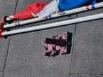 vlaggenmasten met 1houder en vlag, Diversen, Vlaggen en Wimpels, Ophalen of Verzenden, Gebruikt