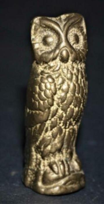 Koperen uil - hoogte 6 cm (78) - NIEUW                       beschikbaar voor biedingen