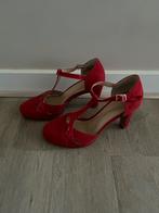 Hakken/dansschoenen maat 37, Kleding | Dames, Schoenen, Ophalen, Dansschoenen, Zo goed als nieuw, Rood