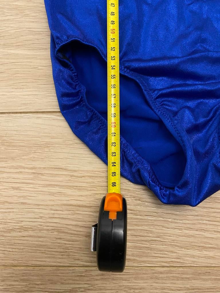 Turnpakje Blauw/zwart maat 38/M, Blauw, Maat 36 t/m 42, Ophalen of Verzenden, Zo goed als nieuw