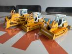 Trio Liebherr bulldozers 752 en 722 met rippers Conrad, Hobby en Vrije tijd, Modelauto's | 1:50, Ophalen of Verzenden, Zo goed als nieuw
