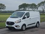 FORD TRANSIT CUSTOM 2.0 l1h1 navi trekhaak!, Gebruikt, Euro 6, Wit, Bedrijf