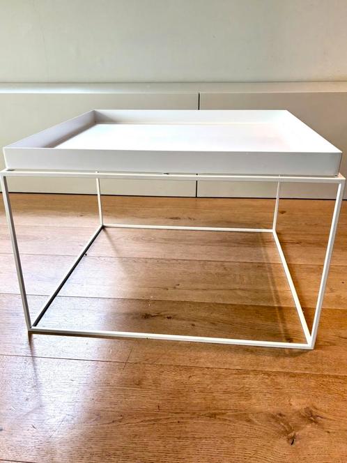 HAY Tray Table Salontafel - Wit, Huis en Inrichting, Tafels | Salontafels, Zo goed als nieuw, 50 tot 75 cm, 50 tot 100 cm, Vierkant