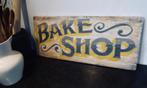 Handgeschilderd houten bord/bakkerij/reclame/brood/bake shop, Ophalen of Verzenden, Zo goed als nieuw