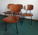 Jaren 60 stoelen origineel Theo Tempelman vintage, Ophalen, Bruin, Jaren 60 en 709, Zo goed als nieuw
