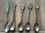 Theelepels 5x Koninklijk thema, Ophalen of Verzenden, Gebruikt, Nederland, Speld(je) of Lepel(tje)