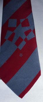 Hoogovens Groep stropdas rood-grijs gestreept, Verzamelen, Ophalen of Verzenden, Nieuw, Gebruiksvoorwerp