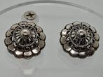 Vintage Zilveren Oorklips Niekerk Schoonhoven, Ophalen of Verzenden, Zo goed als nieuw, Knopjes of Stekers, Zilver