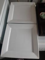 Servies Hema vierkante porseleinen borden zgan, Huis en Inrichting, Keuken | Servies, Nieuw, Ophalen of Verzenden, Bord(en), Overige stijlen