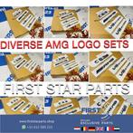 A35 AMG LETTERS SET ZWART LOGO SET Mercedes A KLASSE BADGE 2, Gebruikt, -, Ophalen of Verzenden, -