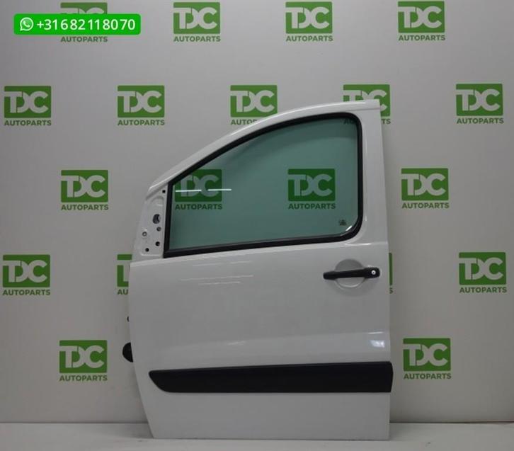 Citroen Jumpy bestel ('07-'16) Voorportier links wit, Auto-onderdelen, Carrosserie en Plaatwerk, Deur, Citroën, Voor, Links, Gebruikt