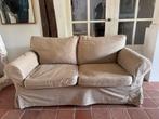 Ektrop 2-zits bank beige, Huis en Inrichting, Ophalen, Gebruikt, Tweepersoons, 75 tot 100 cm